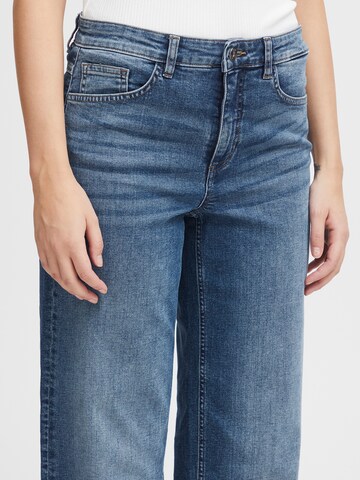 ICHI Loosefit Jeans 'WIGGY' i blå