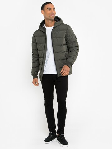 Threadbare Winter jacket 'Beechwood' in Grey