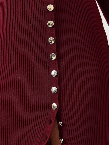 Abito in maglia di Bianco Lucci in rosso