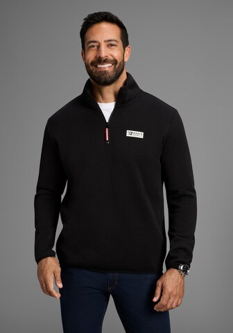 Man's World Sweatshirt in Black: front