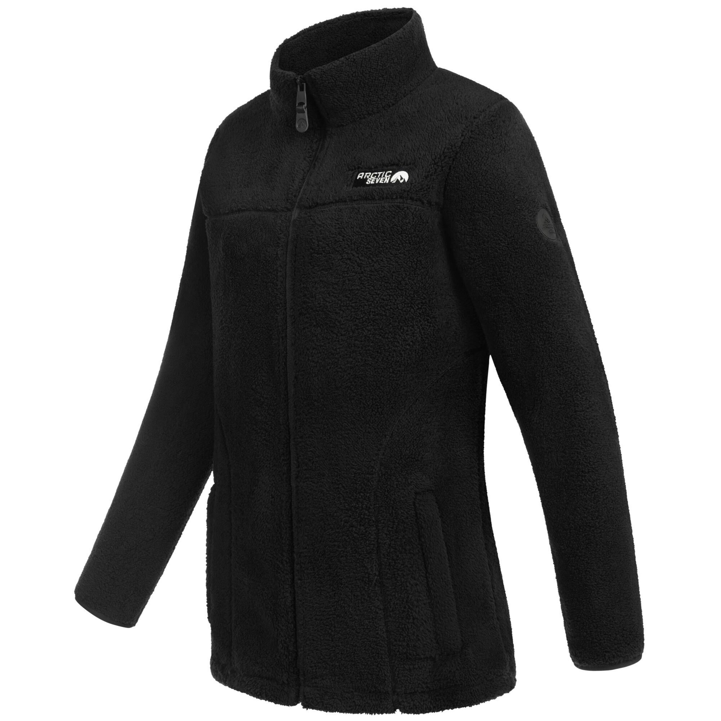 Arctic Seven Fleece jacket 'AS416' in Black