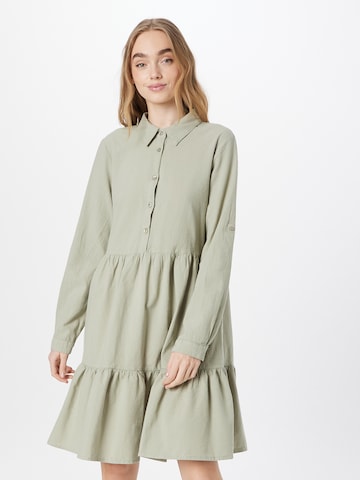 Robe-chemise 'Naya' Kaffe en vert : devant