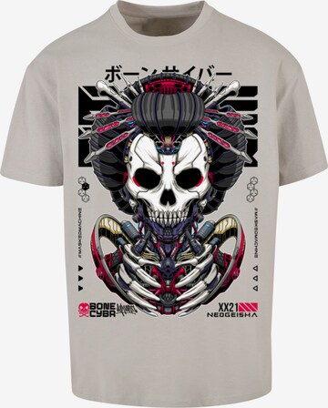 F4NT4STIC Shirt 'CYBERPUNK STYLES' in Grey: front