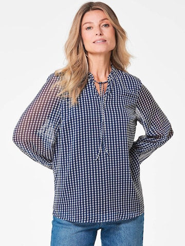 Goldner Blouse in Blue: front