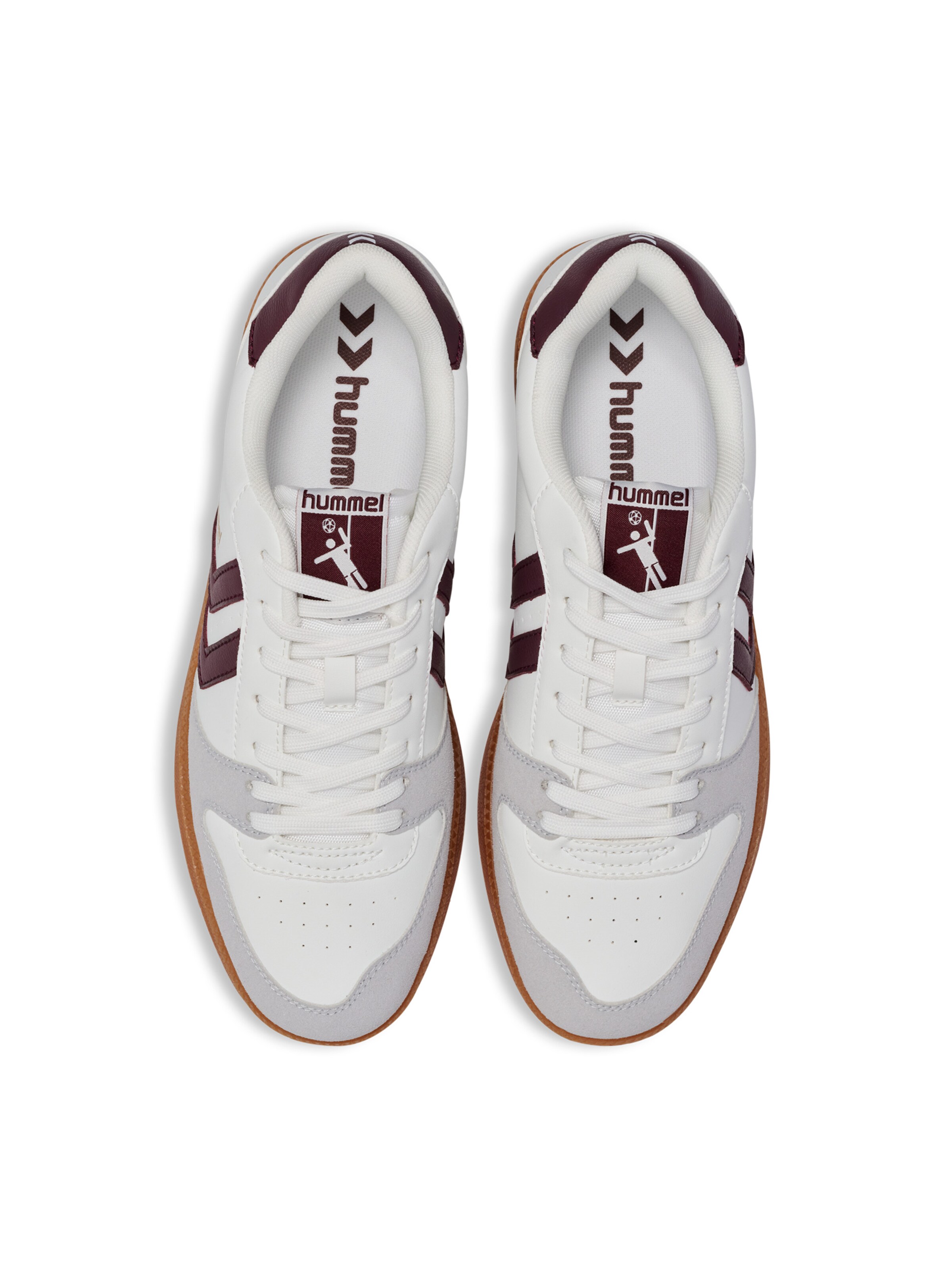Hummel Platform trainers 'Handball Perfekt' in White