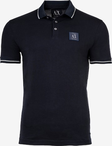 ARMANI EXCHANGE Poloshirt in Blau: predná strana