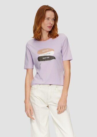 T-shirt s.Oliver en violet : devant