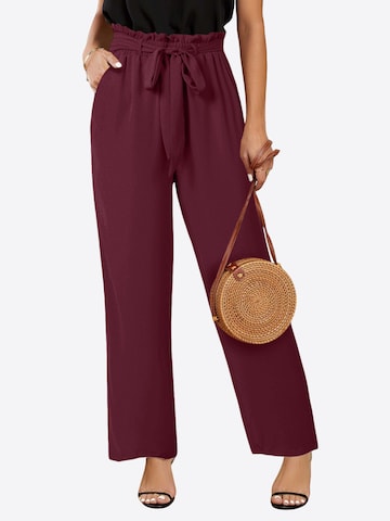 Imily Bela Laiad sääred Püksid, värv punane: eest vaates