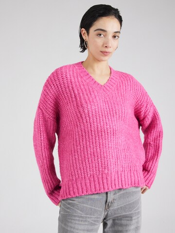 Pull-over 'Lottina' Herrlicher en rose : devant