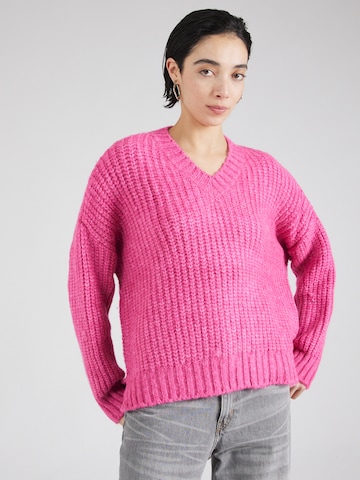 Herrlicher Pullover 'Lottina' i pink: forside