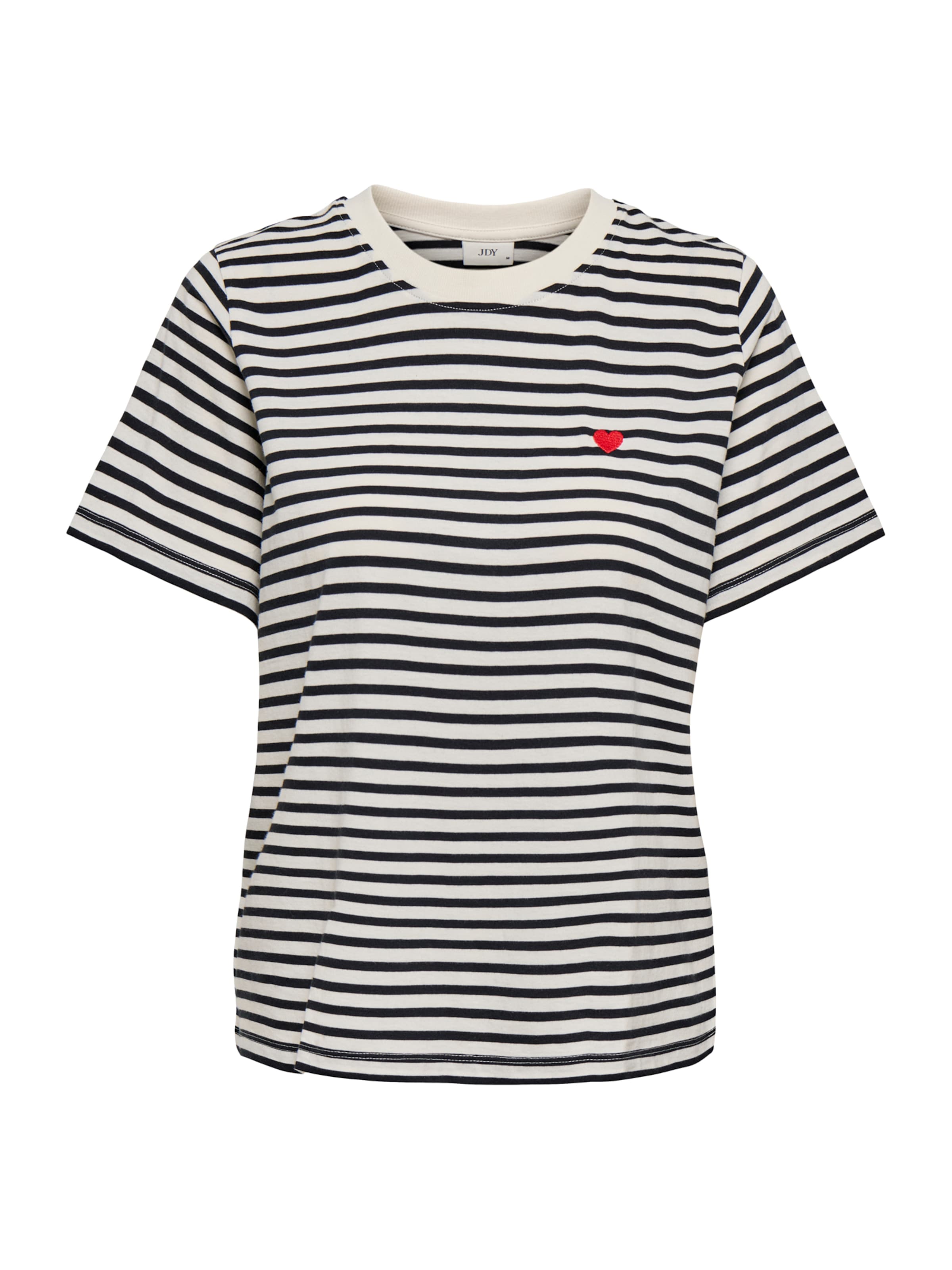 JDY Camiseta 'JDYPISA' en negro / blanco, Vista del producto