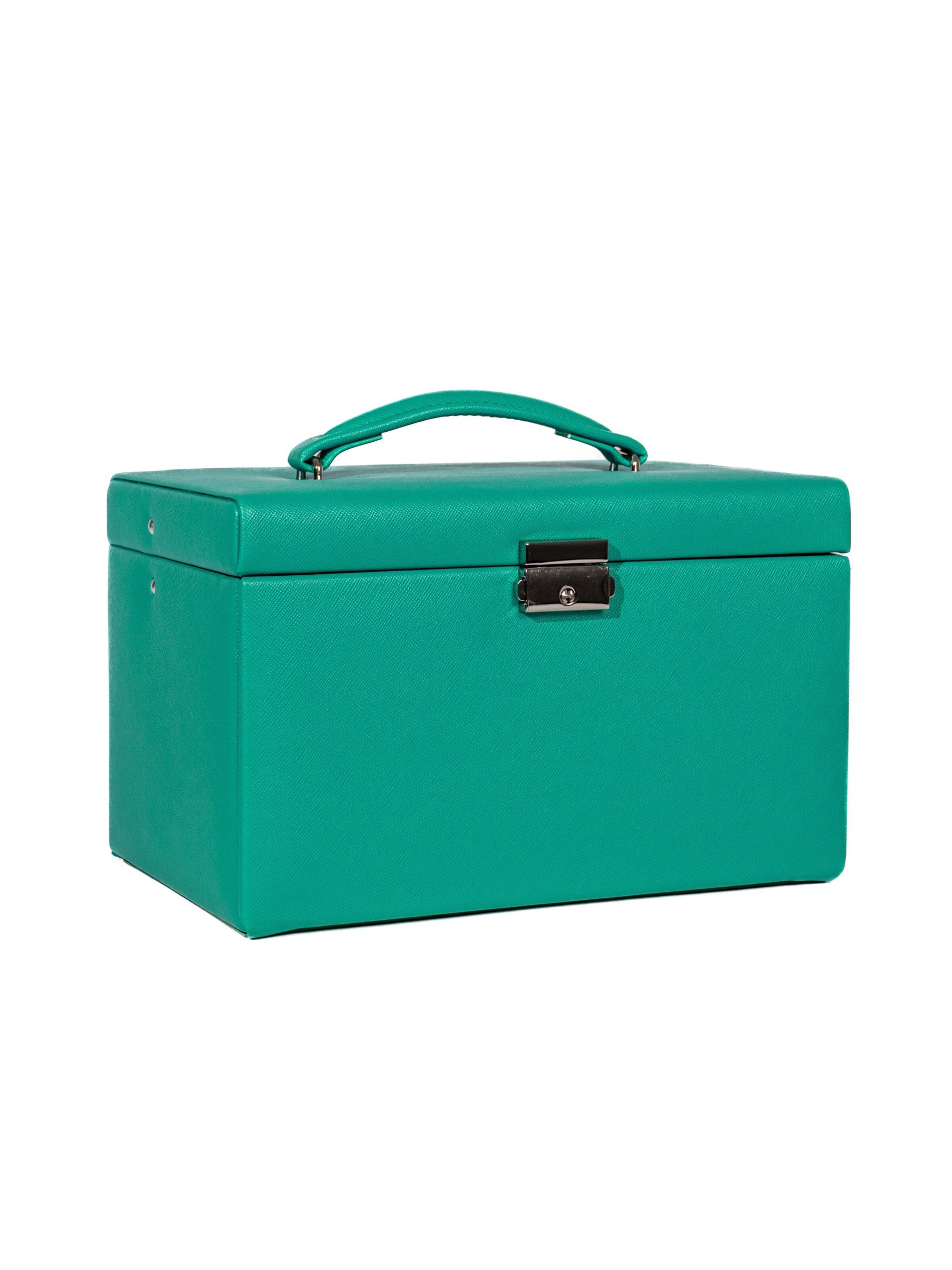 Boîte à bijoux 'JOLIE Schmuckkästchen - Kreuznarben Optik' Friedrich23 en bleu