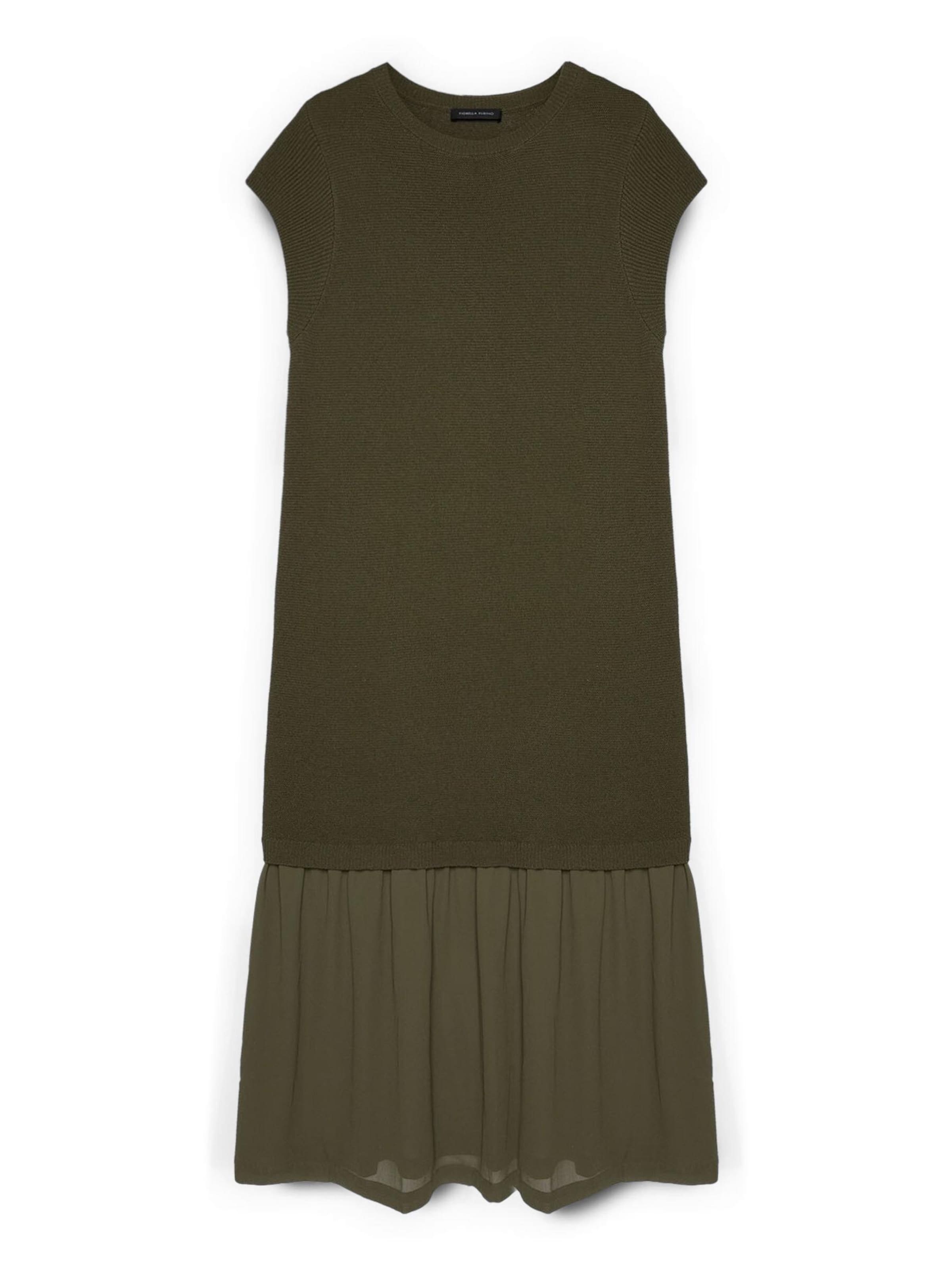 Fiorella Rubino Jurk in Groen: voorkant