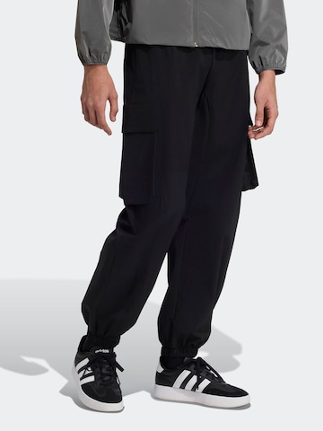 ADIDAS SPORTSWEAR Loosefit Sportsbukser 'City Tech' i sort: forside