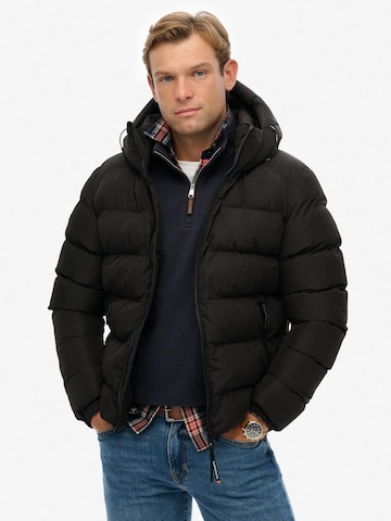 Superdry Winterjas in Zwart