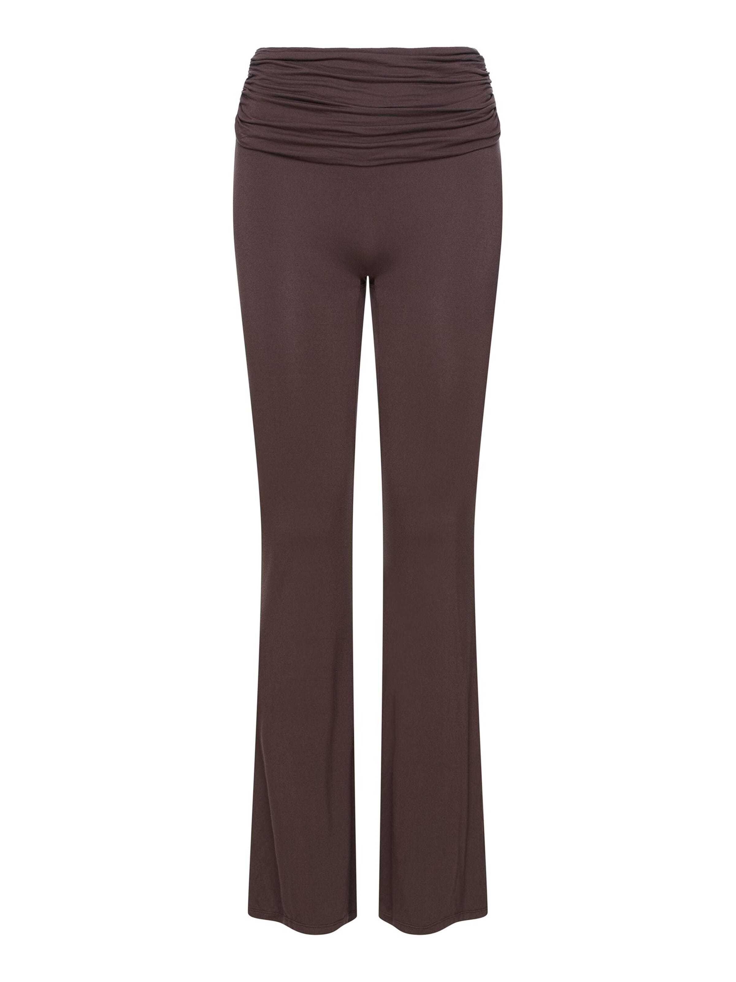 Flared Pantaloni di ESOTIQ in marrone