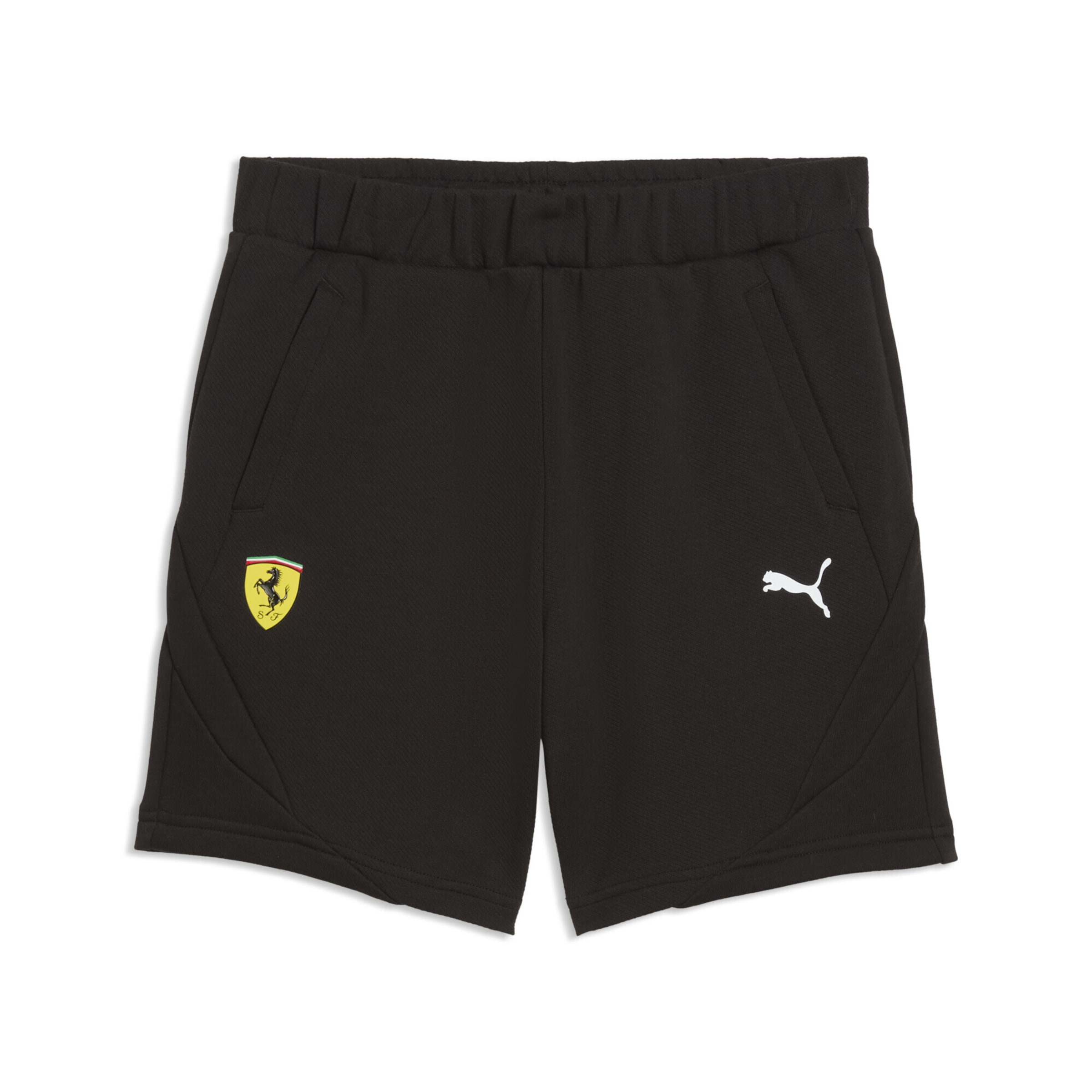 PUMA Regular Workout Pants 'Scuderia Ferrari' in Black: front