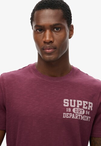 Superdry Μπλουζάκι σε κόκκινο