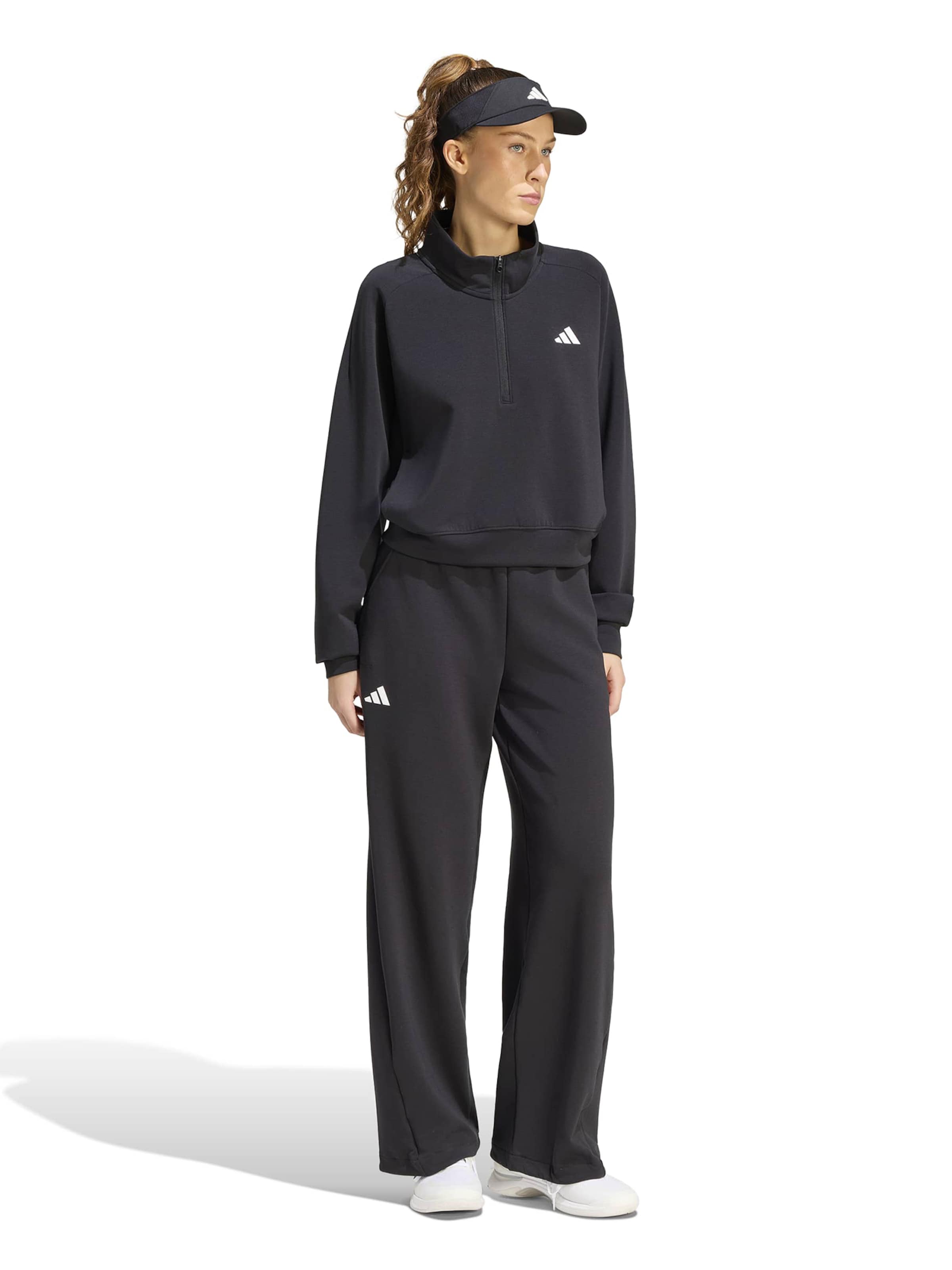 ADIDAS PERFORMANCE Loosefit Sporthose 'COVER UP' in Schwarz