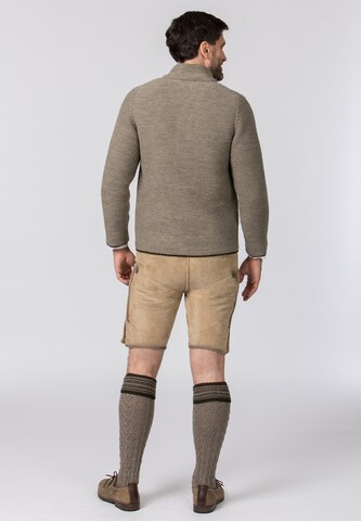 STOCKERPOINT Knitted costume cardigan ' Nicolo' in Beige