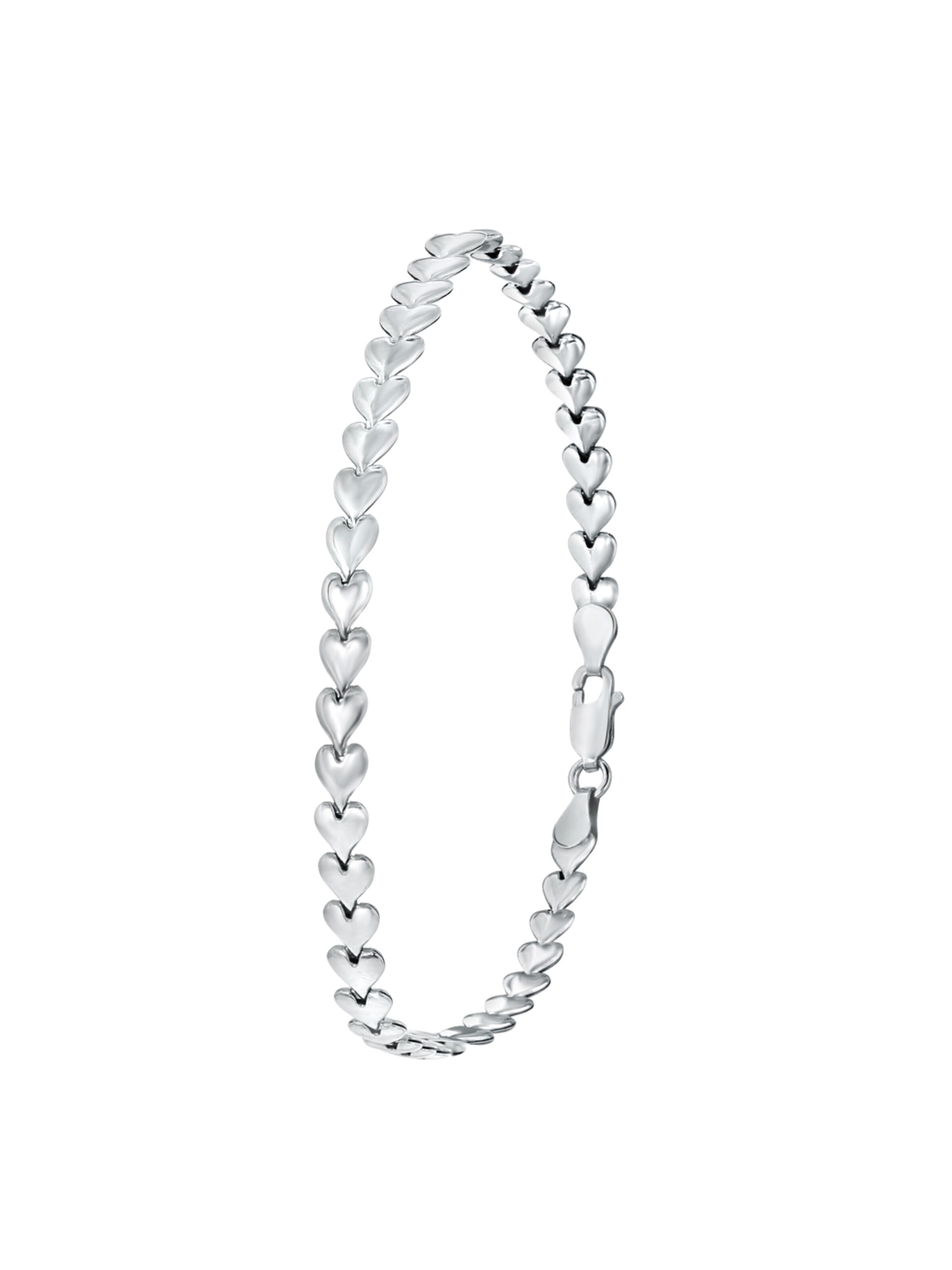 Lucardi Armband 'Minimalistisch' in Zilver: voorkant