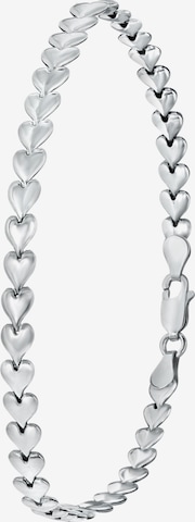 Lucardi Bracelet 'Minimalistisch' in Silver: front