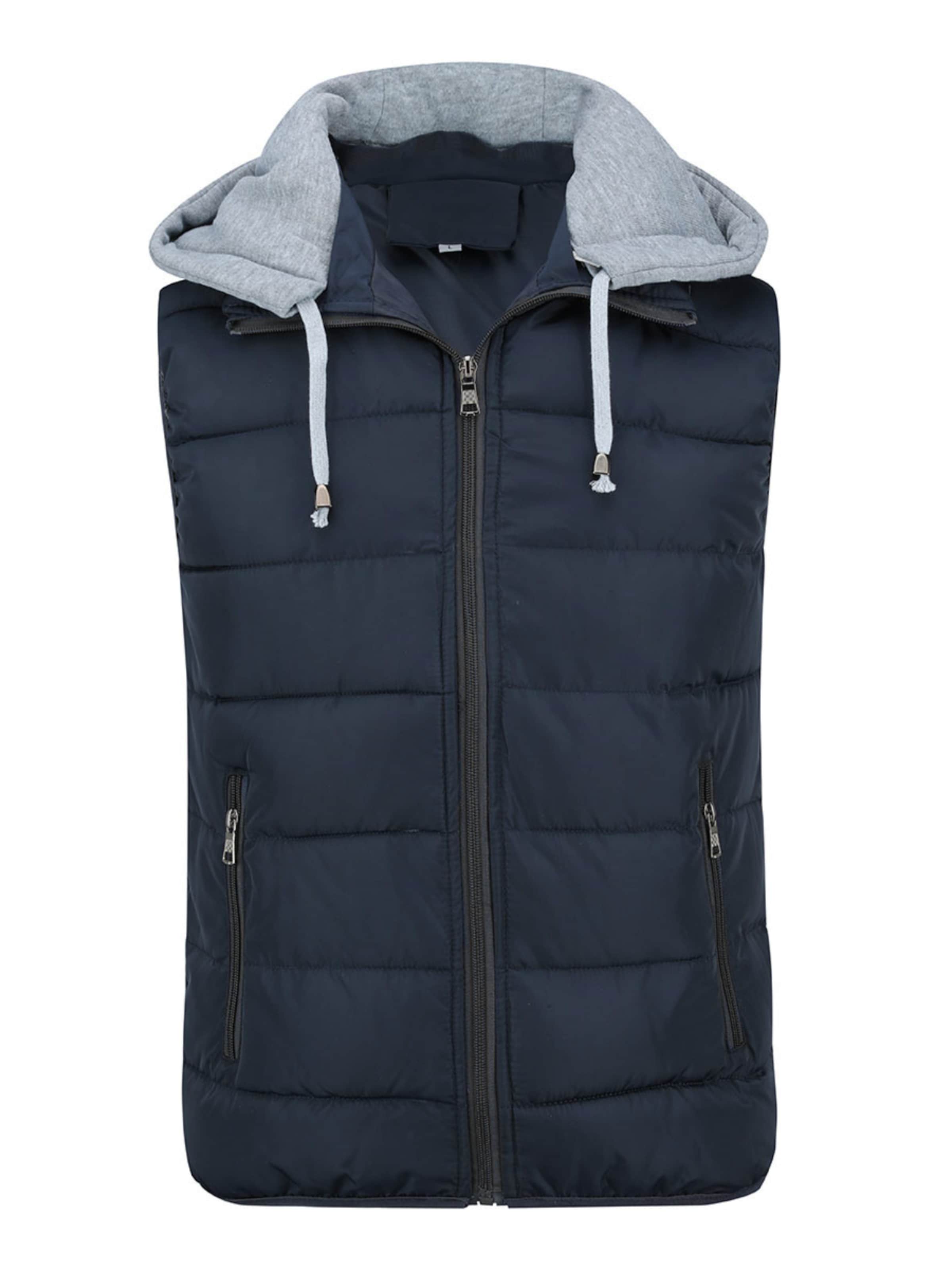 Youthup Vest in Blue: front