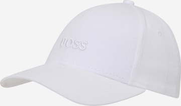 BOSS Black Cap 'Zed' in White: front