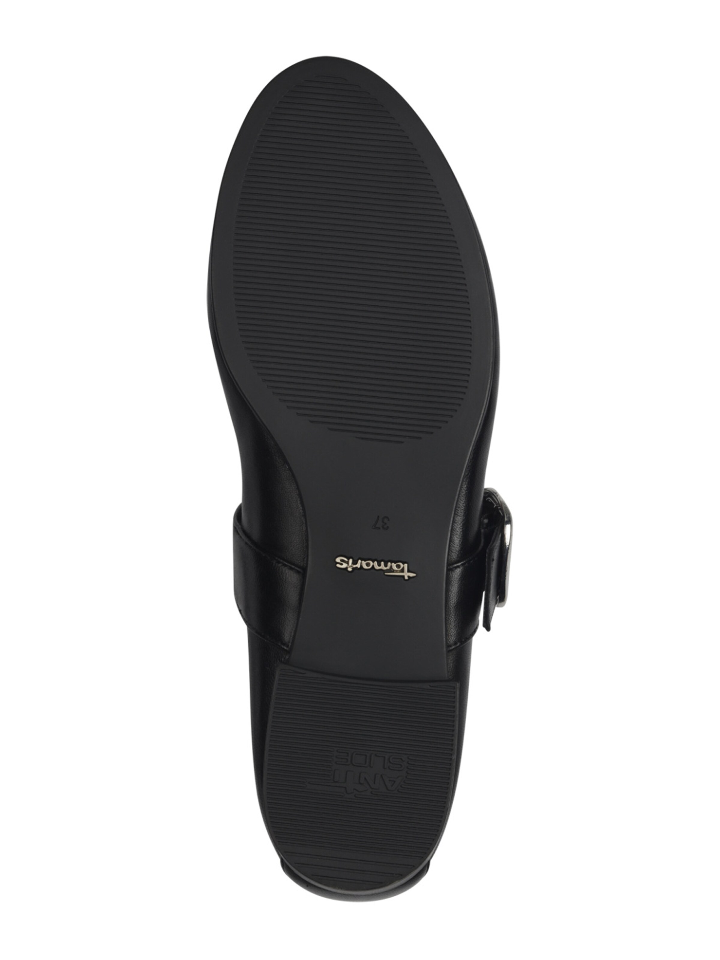 Ballerines à lanières Tamaris en noir