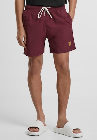 Urban Classics Board Shorts in Red