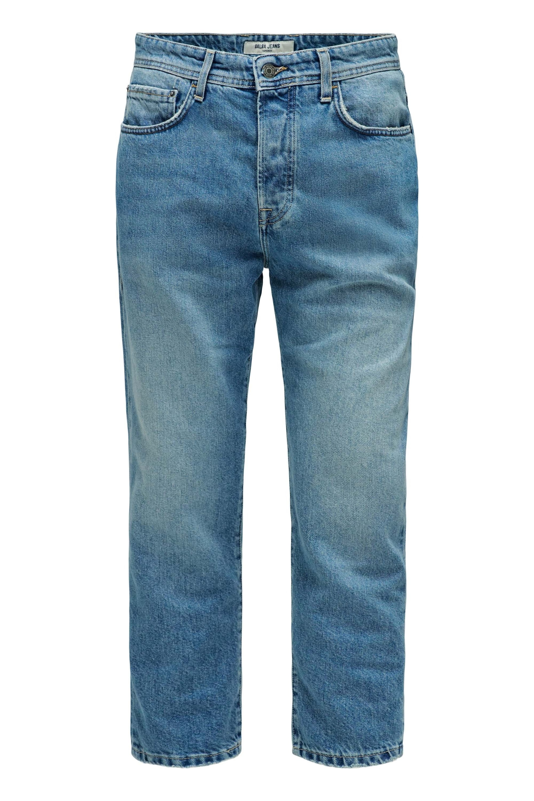 Salsa Jeans Slimfit Jeans Tapered in Blau: Vorderseite