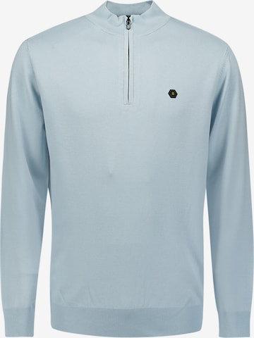 No Excess Sweater in Blue: front