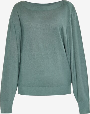 Pull-over usha WHITE LABEL en vert : devant