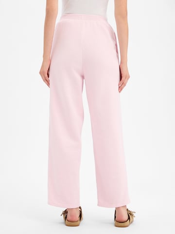AMERICAN VINTAGE Loosefit Broek 'Plizzy' in Roze