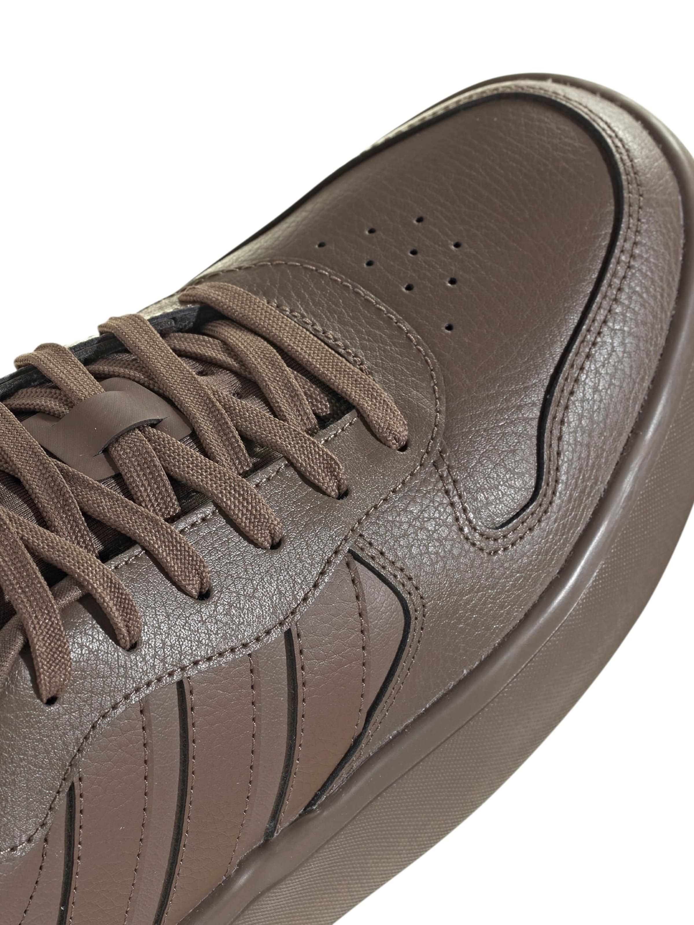 ADIDAS SPORTSWEAR - Sapatilhas baixas 'Litecourt' em castanho