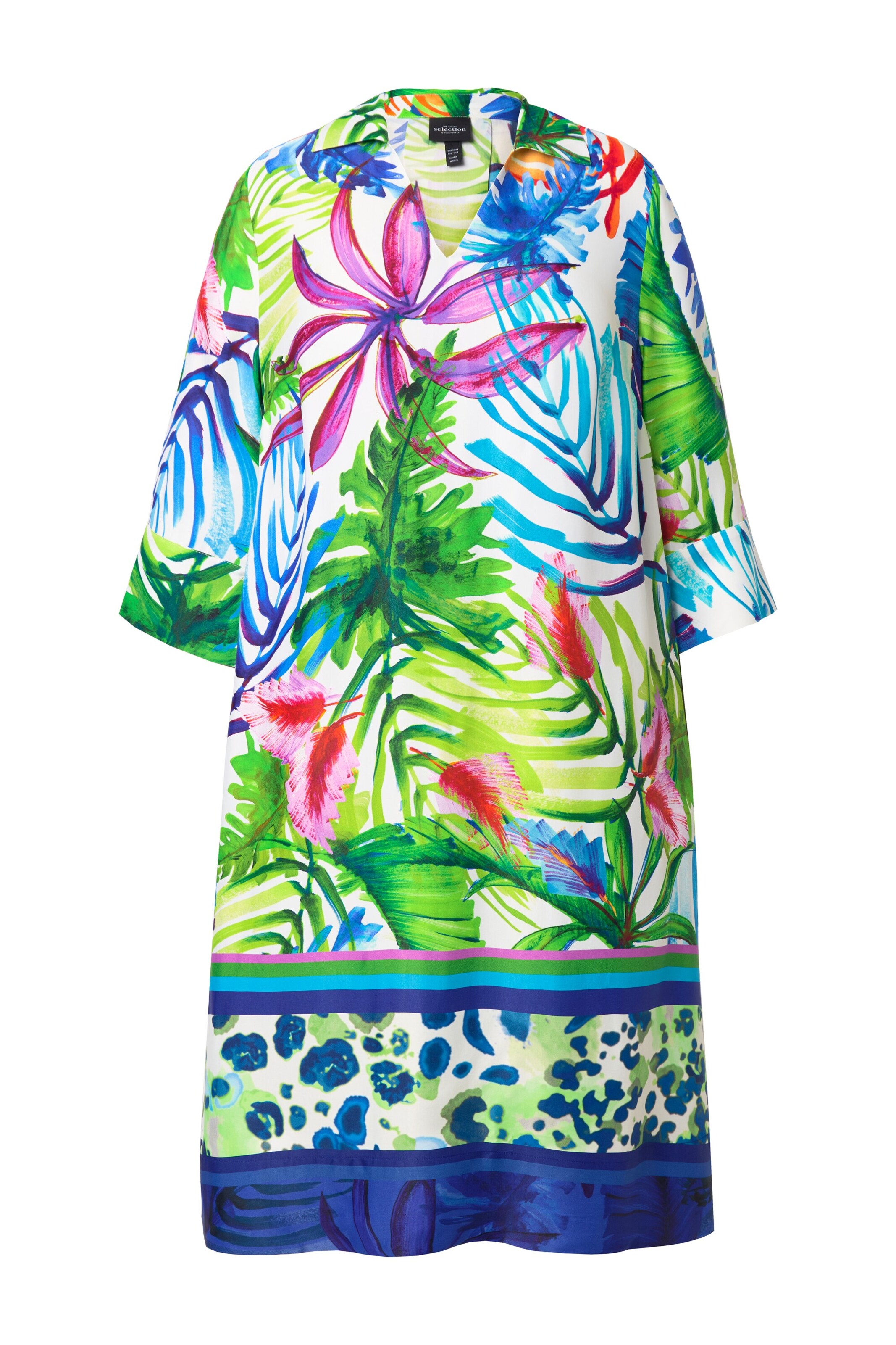 Ulla Popken Kleid in Grün: Vorderseite