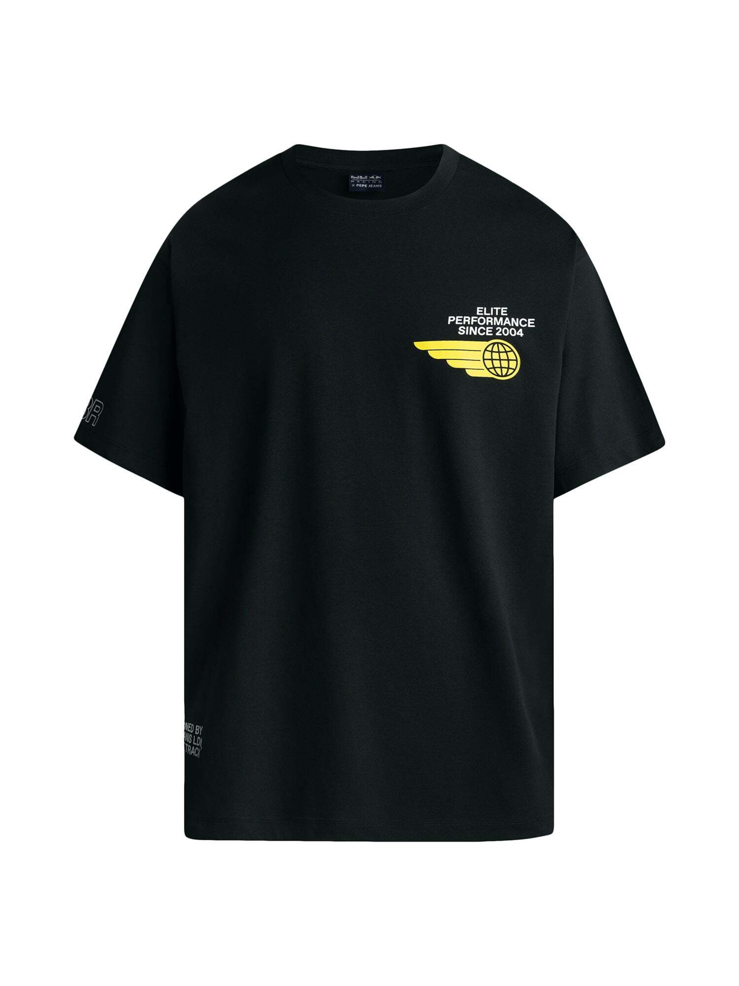 Red Bull Racing x Pepe Jeans Shirt in Black: front