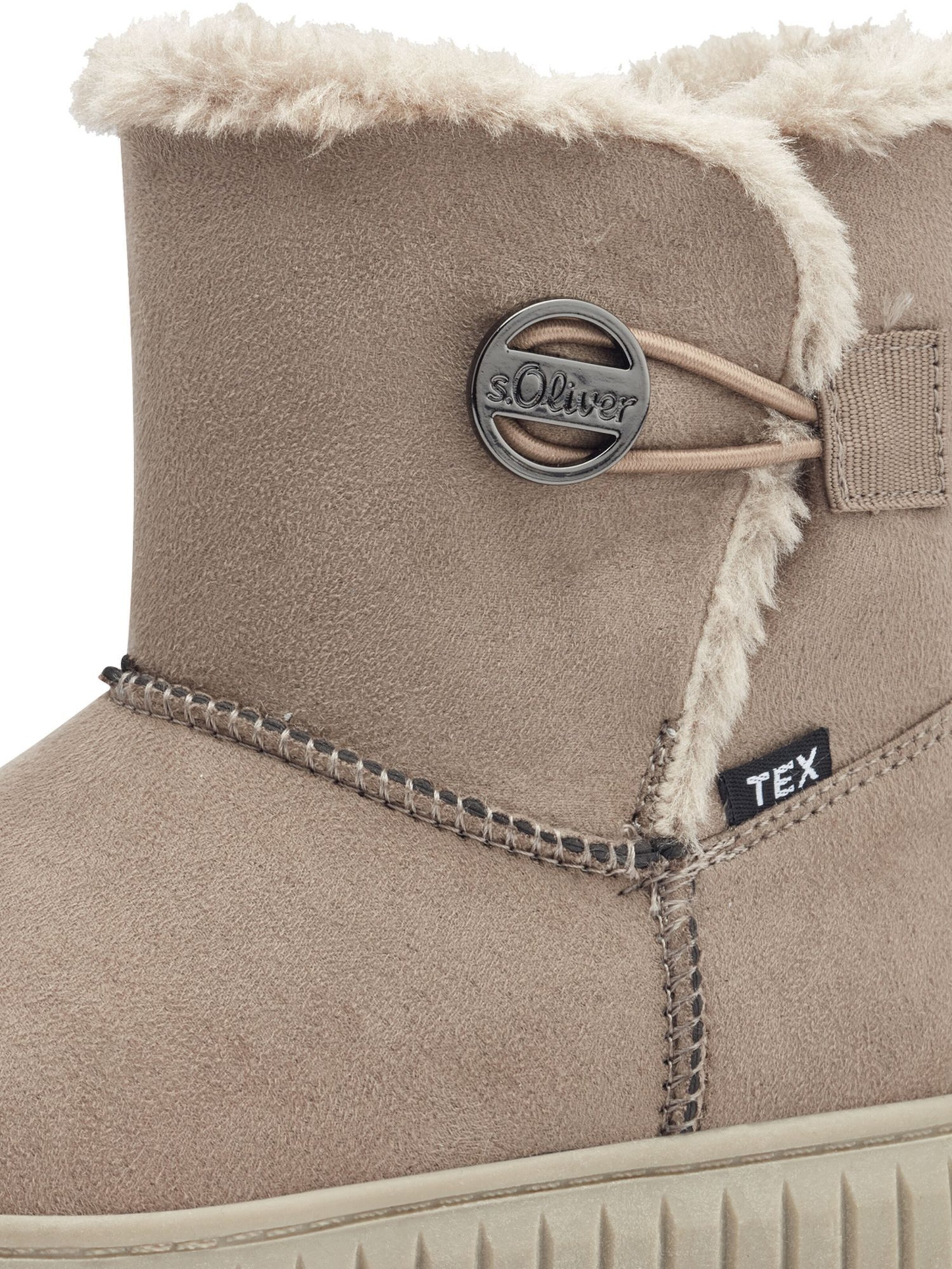 Bottes de neige s.Oliver en beige