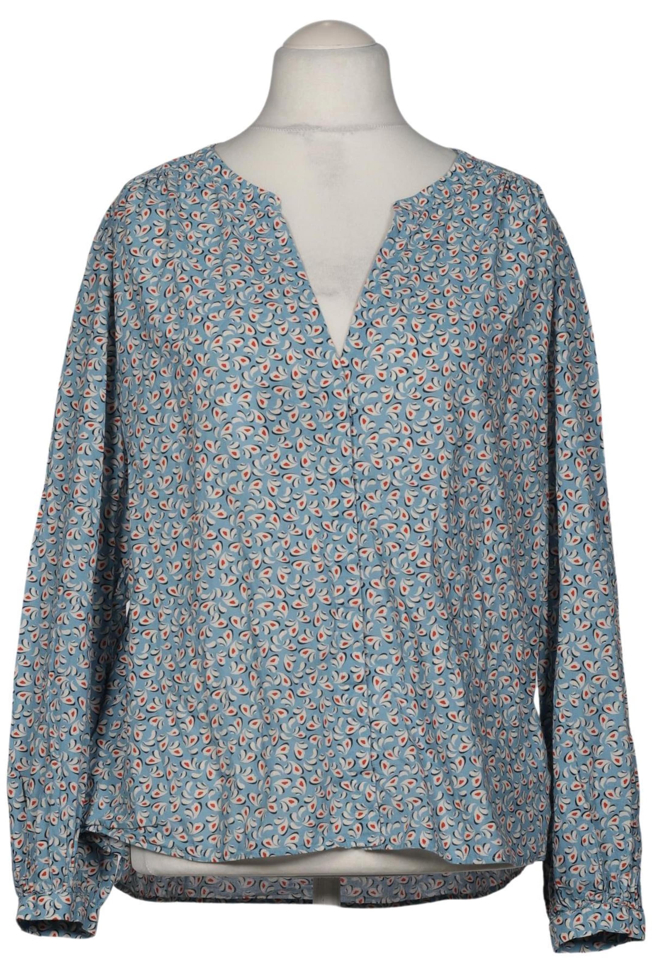 hessnatur Blouse & Tunic in XXXL in Blue: front