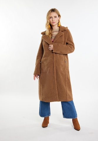 usha FESTIVAL Winter Coat 'Rakata' in Brown