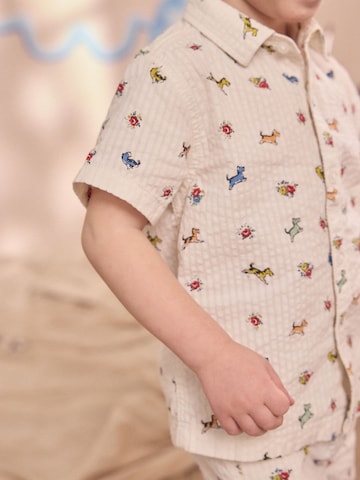 Next Set: Hemd und Shorts in Beige