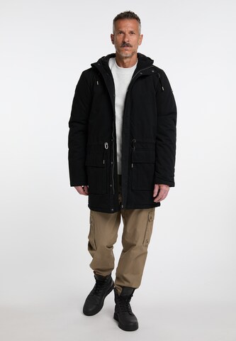 DreiMaster Vintage Winter Parka 'Imane' in Black