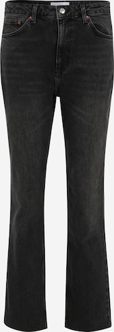 Topshop Tallregular Traperice - crna boja: prednji dio