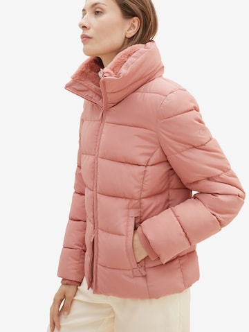 TOM TAILOR Зимняя куртка в Ярко-розовый