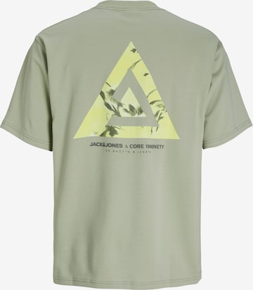 Tricou 'Triangle Summer' de la JACK & JONES pe verde