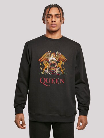 F4NT4STIC Sweatshirt 'Queen' in Zwart: voorkant