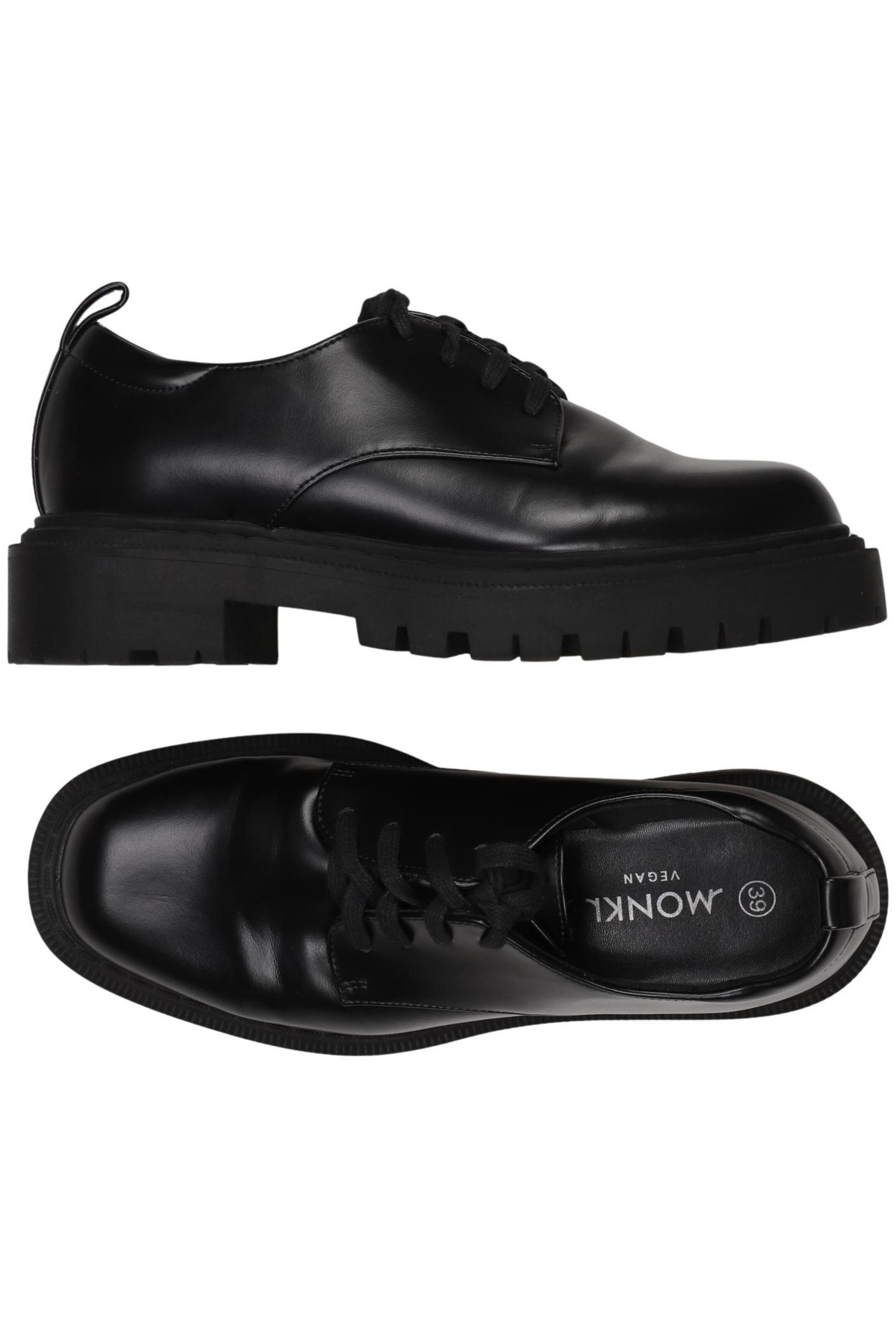 Monki Flats & Loafers in 39 in Black: front