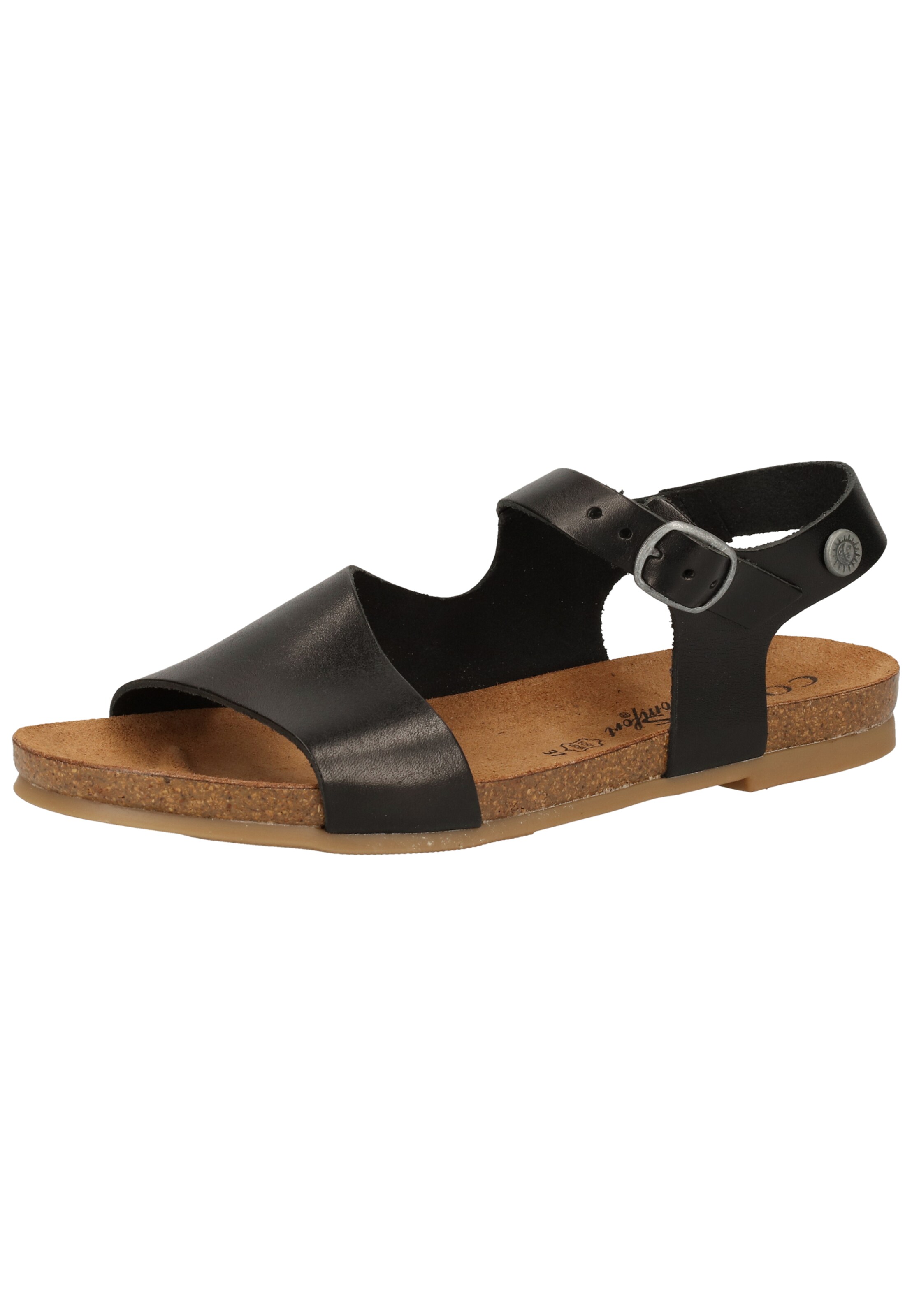 COSMOS COMFORT Sandal in Black: front