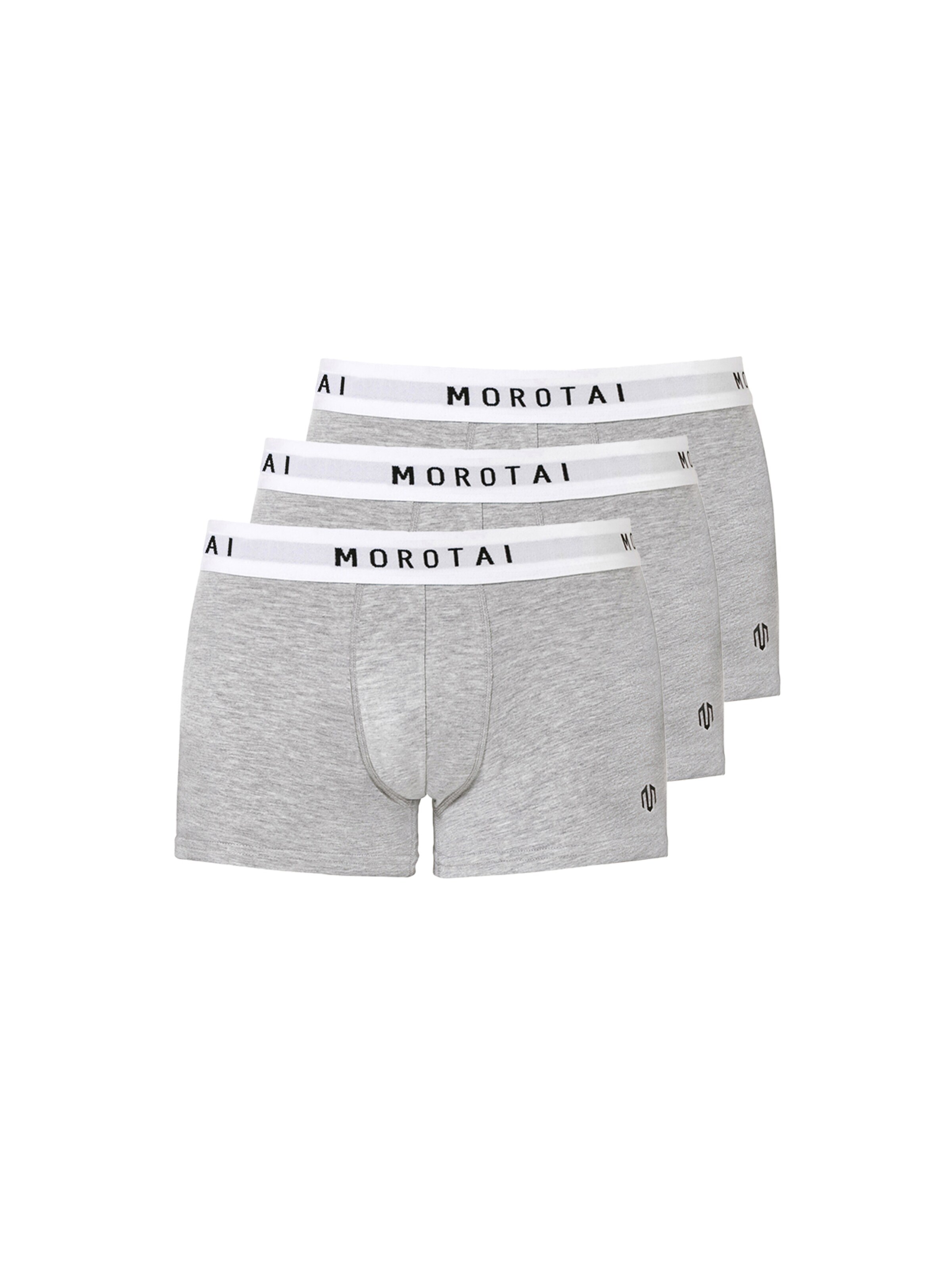 Boxer 'PREMIUM' di MOROTAI in grigio: frontale