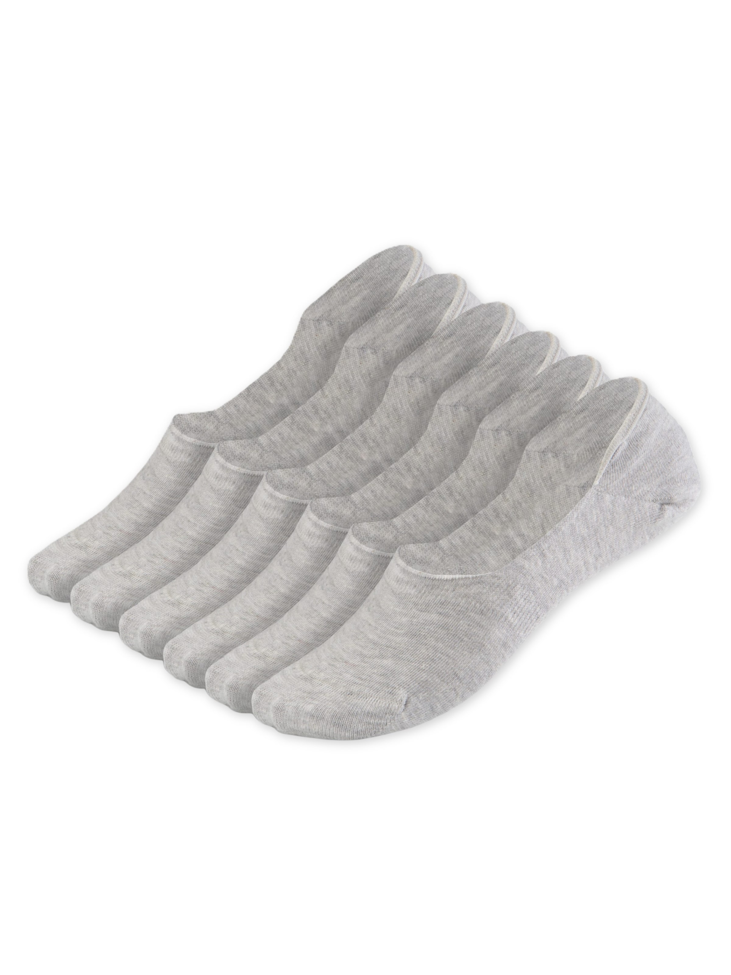 QOLONIA Socks 'Füßlinge' in Grey: front